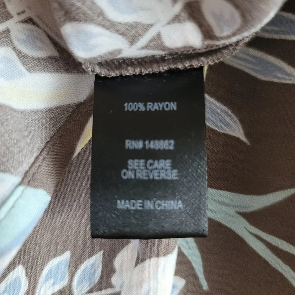 Torrid Challis Button-Front Dolman Sleeve Top - Picture 8 of 9